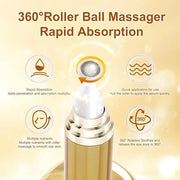5% Caffeine Eye Serum With Roller For Dark Circles & Puffiness Bags Under Eye Treatment- Caffeine Eye Cream with 360° Mass...