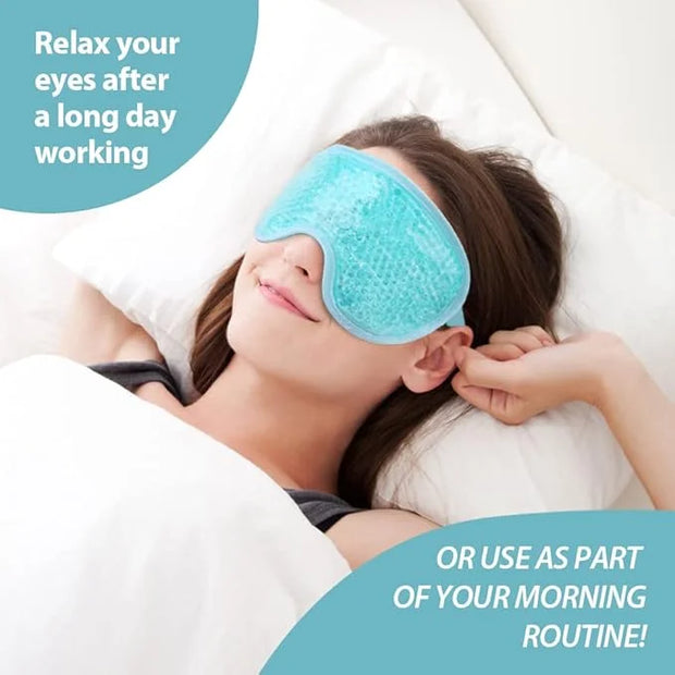 NEWGO Cooling Eye Mask for Puffy Eyes, Cold Eye Mask Eye Ice Pack for after Eyes Surgery, Tension Stress Relief, Itchy Eye...