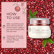 The Face Shop Pomegranate & Collagen Volume Lifting Eye Cream | Ultra-Light Eye Cream for Eye Skin Lifting, Firming & Brig...