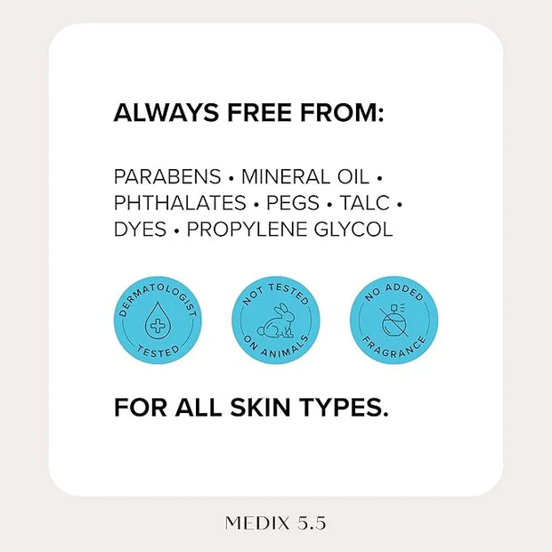 MEDIX Fragrance Free Niacinamide Face Moisturizer + Shea Butter Cream For Face & Body Lotion | Anti Aging Skin Care Firmin...