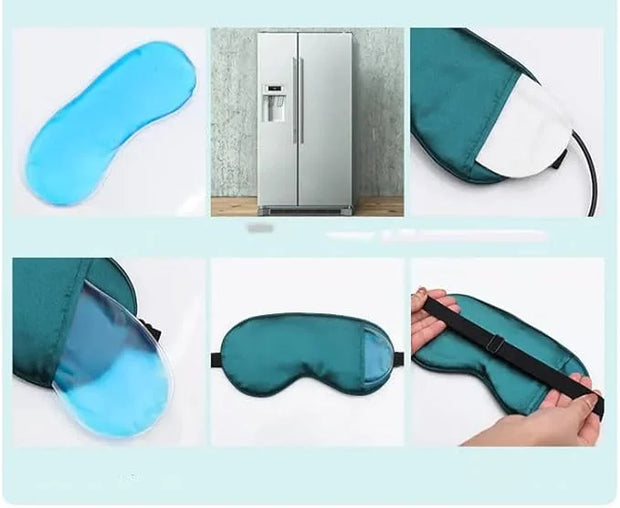 Heated Eye Mask, USB Eye Mask for Dry Eyes with Temperature & Timer Control, Warm Eye Compress Heating Pad for Sleep, Dry ...