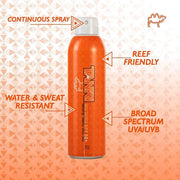 TANRI SPF50+ Sunscreen Spray; Hawaii 104 Reef Act Compliant; Sunscreen Spray for Face and Body; Water & Sweat Proof; Octin...