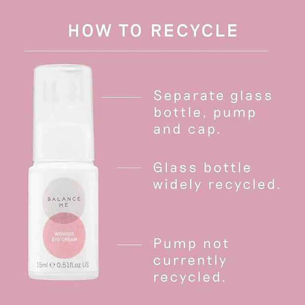Balance Me Firm + Hydrate Eyes & Face Duo - Wonder Eye Cream & Collagen Boost Moisturizer - Vegan & Cruelty-Free - Firms &...