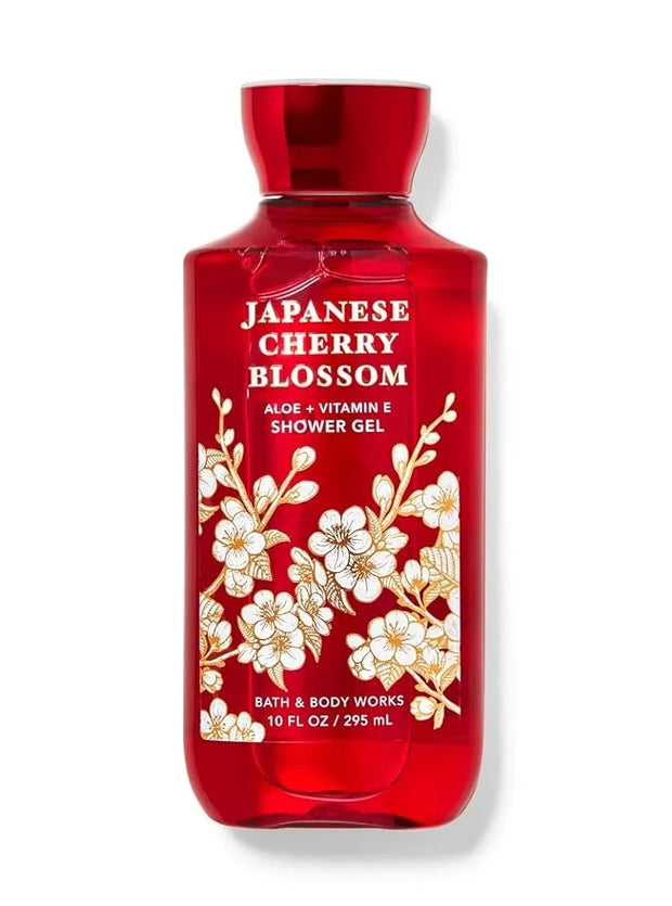 Bath & Body Works Japanese Cherry Blossom Shower Gel 10 Oz - Product Image