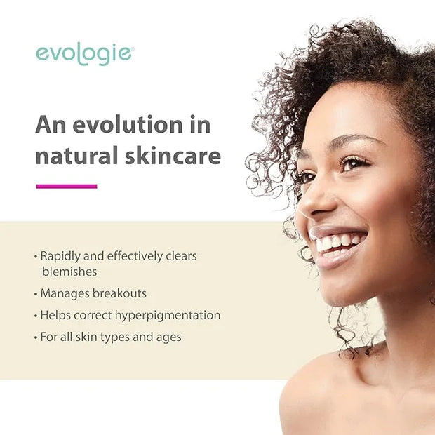 Evologie Stay Clear Starter Kit - Includes Stay Clear Cleanser, Intensive Serum, and Stay Clear Cream Moisturize - Skin Ca...