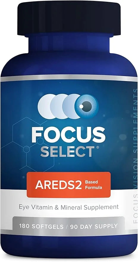 Focus Select AREDS2 Based Eye Vitamin-Mineral Supplement - AREDS2 Based Supplement for Eyes (180 ct. 90 Day Supply) - ARED...