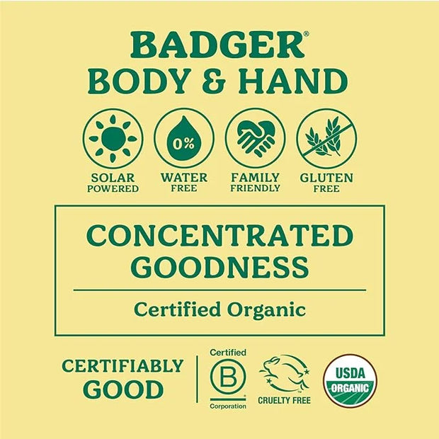 Badger Healing Balm, Hard Working Hands Cream, Organic Hand Cream for Dry Cracked Hands, Long Lasting Hand Moisturizer/Dry...