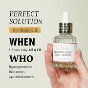 Brightening Shot Serum | Skin Brightening Serum for Face | Organic Face Moisturizer Hyperpigmentation Serum | Hydrating Fa...