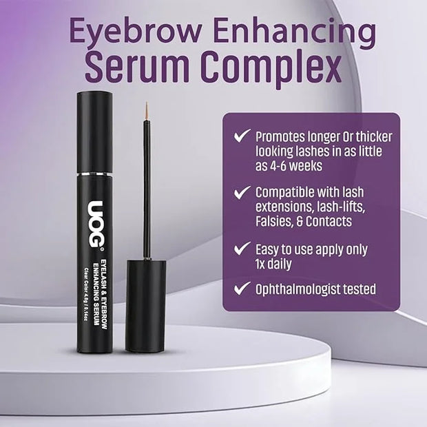 UOG Eyebrow Enhancing Serum Complex - Premium Formulated Allergy-Free Brow Conditioner for Thicker, Fuller, Stronger Brows...