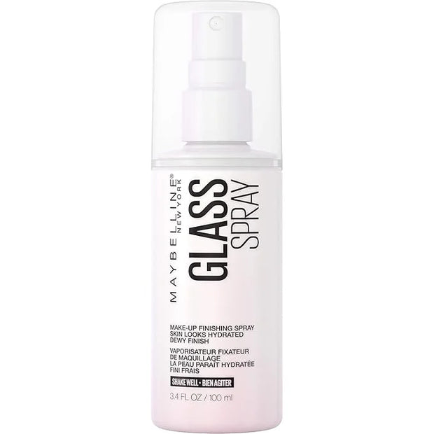 Maybelline New York Facestudio GlassSkin Makeup Finishing Hydrating Dewy Glossy Finish All Day Wear Use After Makeup Appli...