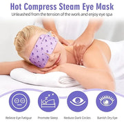Serfeymi 22 Packs Steam Eye Masks Self Heating Warm Eye Mask, Disposable Eye SPA Heated Eye Mask for Sleeping,Relief Eye F...