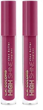L.A. COLORS High Shine Lipgloss, Irrestible CLG945 (Pack of 2) - Product Image