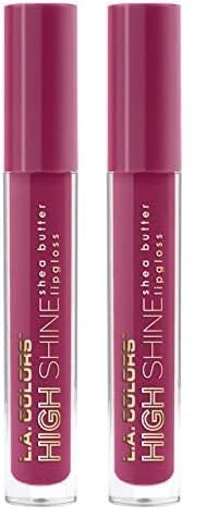 L.A. COLORS High Shine Lipgloss, Irrestible CLG945 (Pack of 2) - Product Image