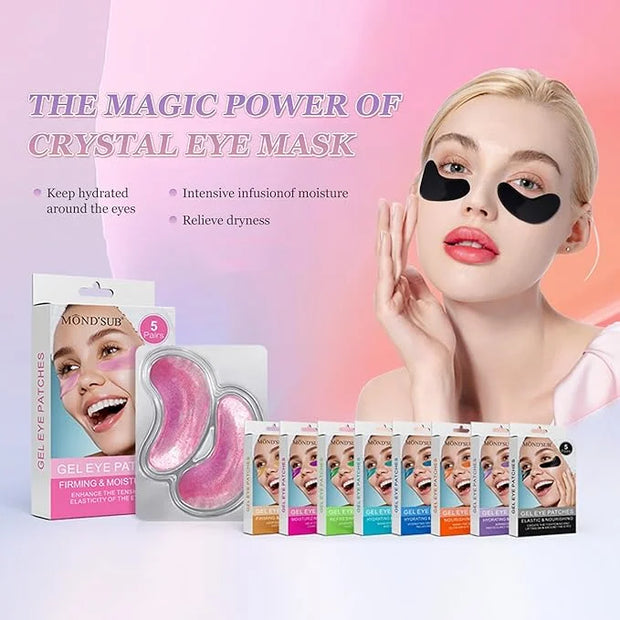 MOND'SUB Premium Under Eye Patches, Gel Eye Patches Hydrating & Refresh for Puffy Eyes, Under Eye Bags & Dark Circles, Nat...