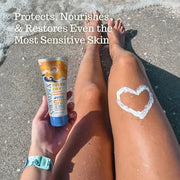 SPF 45 Every Day Shimmer Mineral Sunscreen | 2.5 Fl Oz Biodegradable, Paraben Free & Reef Safe Sunscreen | Non-Greasy, Lig...