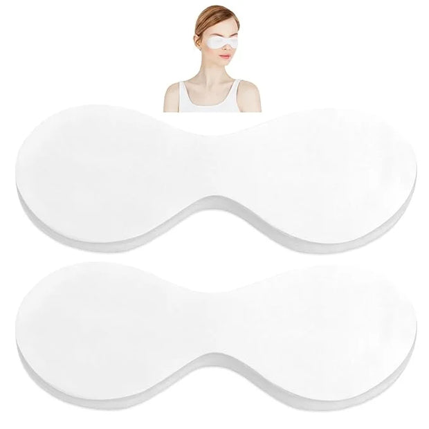 100 Sheets Eye Covers for Facials Disposable Eye Masks Non-woven Cotton Eye Pads Spa Eye Masks Eye Care Patches Paper Pape...