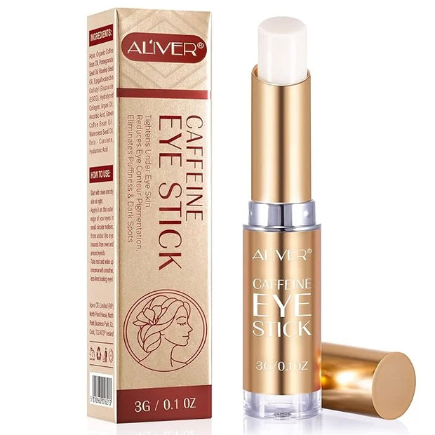 Caffeine Eye Stick, Eye Cream for Dark Circles and Puffiness, Ordinary Collagen Eye Serum Anti Aging,Bags Under Eyes Treat...