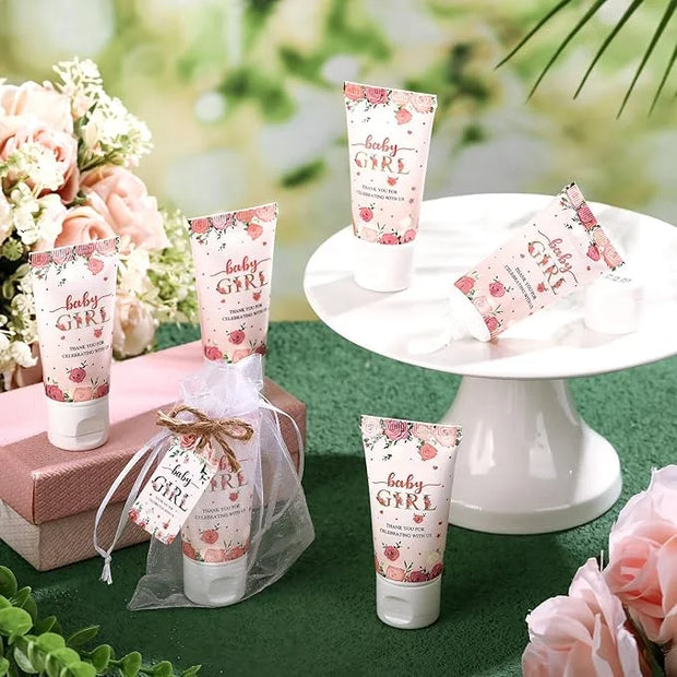 36 Sets Sunscreen for Baby Shower Party Favors SPF 30 Baby Shower Mini Sunscreen Lotion 1 oz Resistant Travel Sunscreen Bu...