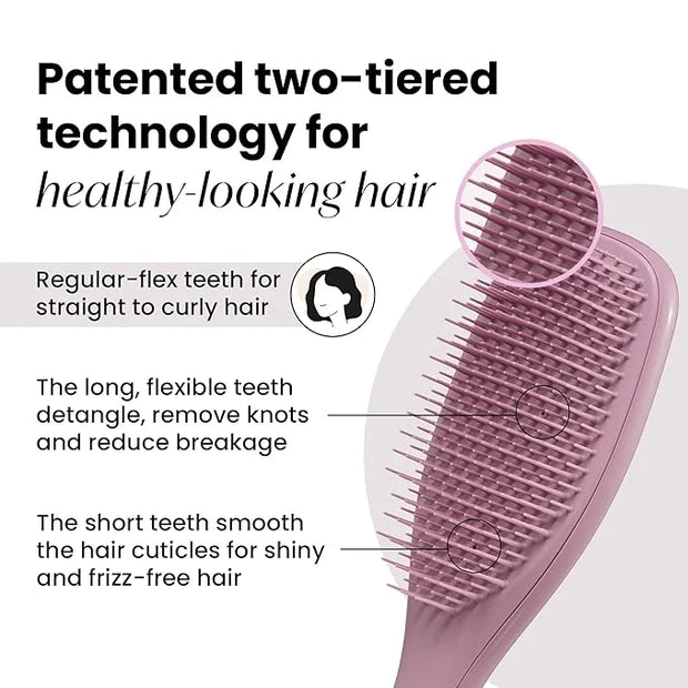 Tangle Teezer Plant-Based Ultimate Detangler Brush, Dry & Wet Hair Brush, Eliminates Knots & Reduces Breakage for All Hair...