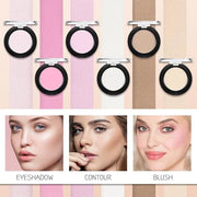 Monochrome Matte Eyeshadow Makeup Palette,Highly Pigmented Nude Brown Eyeshadow Palette,Matte Pressed Powder Eye shadow Ma...