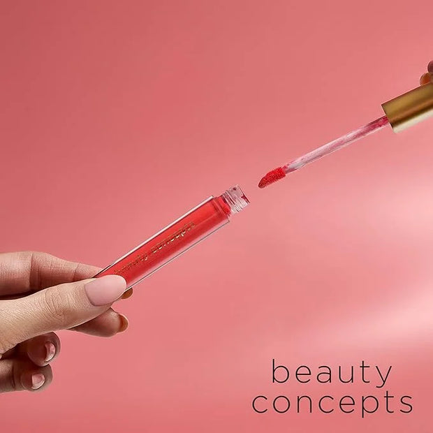 Beauty Concepts Lip Gloss Collection – Shimmering, Glossy Lip Makeup Set for a Radiant Finish, Red - Product Image