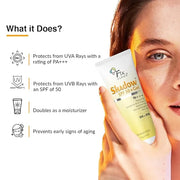Fixderma Shadow SPF 50+ Gel, Titanium Dioxide & Zinc Oxide Sunscreen | Sunscreen for Face | SPF 50 Sunscreen & Broad Spect...