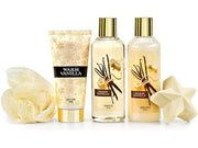 Freida & Joe Fragrance Bath & Body Collection Gift Box, Includes Shower Gel, Body Lotion, Body Scrub, Bath Bomb & Sponge (...