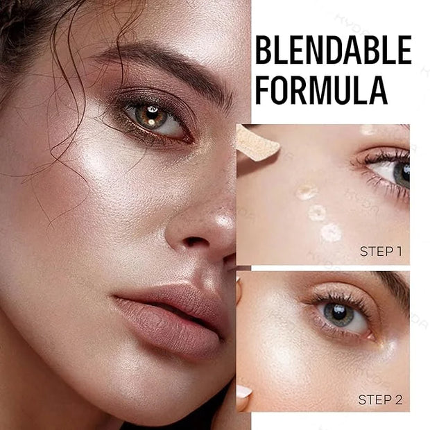 KYDA Liquid Highlighter, Natural Shimmer Tinted, Lasting Glossy Finish, Silky Creamy Lightweight Cover, Radiant Glow Face ...