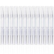 12Pcs 3 ml Empty Nail Oil Pen with Brush Tip, Transparent Twist Pens, Lip Gloss Brush Applicators, Eyelash Growth Liquid T...