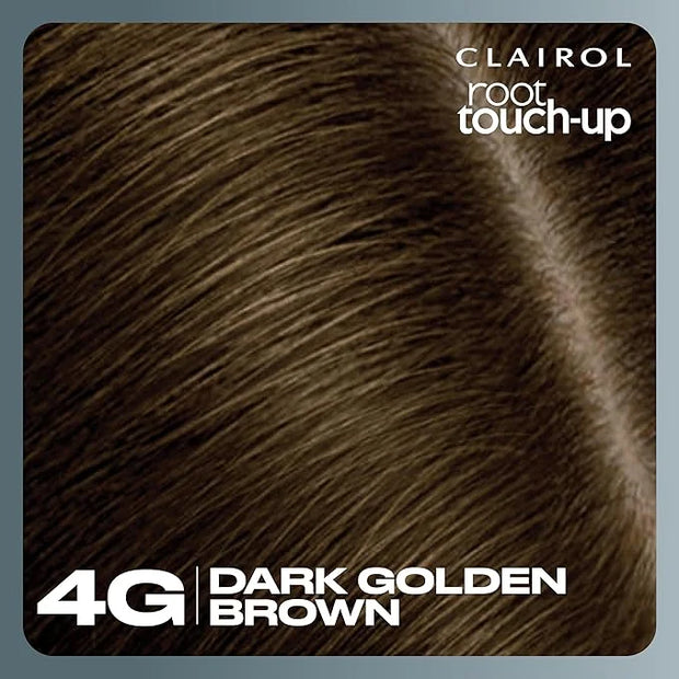 Clairol Root Touch-Up by Nice'n Easy Permanent Hair Dye, 4G Dark Golden Brown Hair Color, Pack of 2 - Product Image