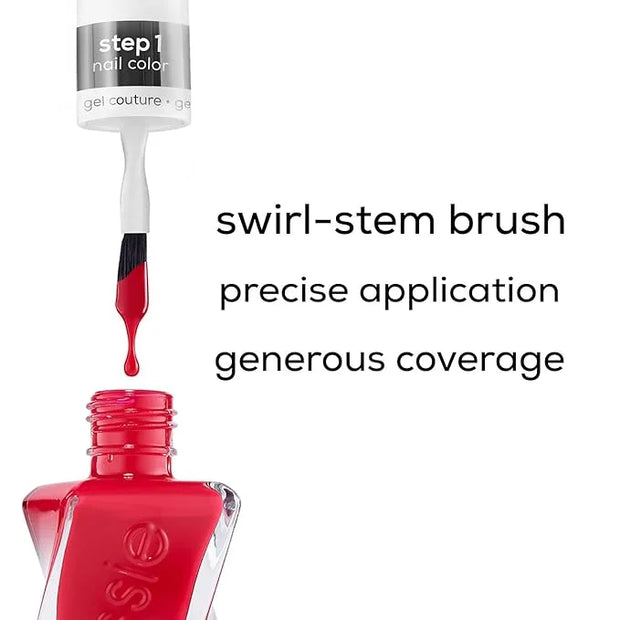 essie gel couture, Long-Lasting Nail Polish, 8-free Vegan, Fashion Freedom, Blue, Cut Loose, 0.46 fl oz - Product Image