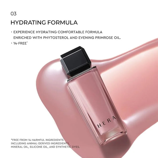 HERA Sensual Nude Lip Gloss #18 INNOCENT | Volumizing Sheer & Glossy Finish, Non-sticky, Moisturizing and Hydrating, Korea...