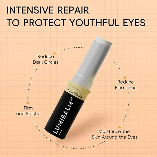 Lumibalm for Under Eye Bags, Turmeric Retinol Eyes Stick, Turmeric Eye Cream Stick, Retinol Eye Cream Sticks, Under Eye Cr...