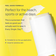 Supergoop! PLAY 100% Mineral Stick SPF 50 - Pack of 2, 0.67 oz - On-the-Go Broad Spectrum Face Sunscreen For Sensitive Ski...