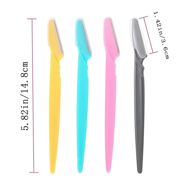 Facial Razor, 64 Pcs Eyebrow Shavers for Women, Multipurpose Exfoliating Dermaplaning Tools for Face With Precision Cover,...