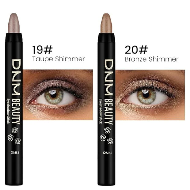 Kaely 2Pcs Cream Eyeshadow Sticks Set for Eyes Waterproof,Taupe Shimmer & Bronze Shimmer Matte Eye shadow Stick Pencil Pen...