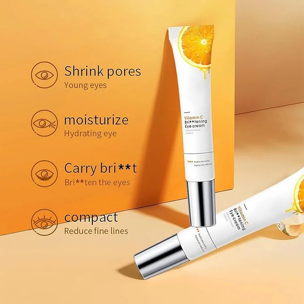 YP Eye Cream Under Eye Bags for Delicate Eye Area - Vitamin C Infused Formula Targets Tired Eyes, Puffiness & Skin Vitalit...