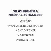 Santo Remedio, Piel Eterna, RADIANCE Silky Primer Mineral Sunscreen with SPF 42 (1.7 Fl Oz), Tinted Broad Spectrum Protect...