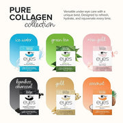 ToGoSpa, Bamboo Charcoal Under Eye Repair Mask, Collagen Under Eye Patches, Enriched With Ale Vera, Hyaluronic Acid, Light...