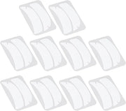 10 Pairs Reusable Silicone Under Eye Gel Pads for Eyelash Extensions, Flexible Notch Design Eyelash Extension Patches for ...