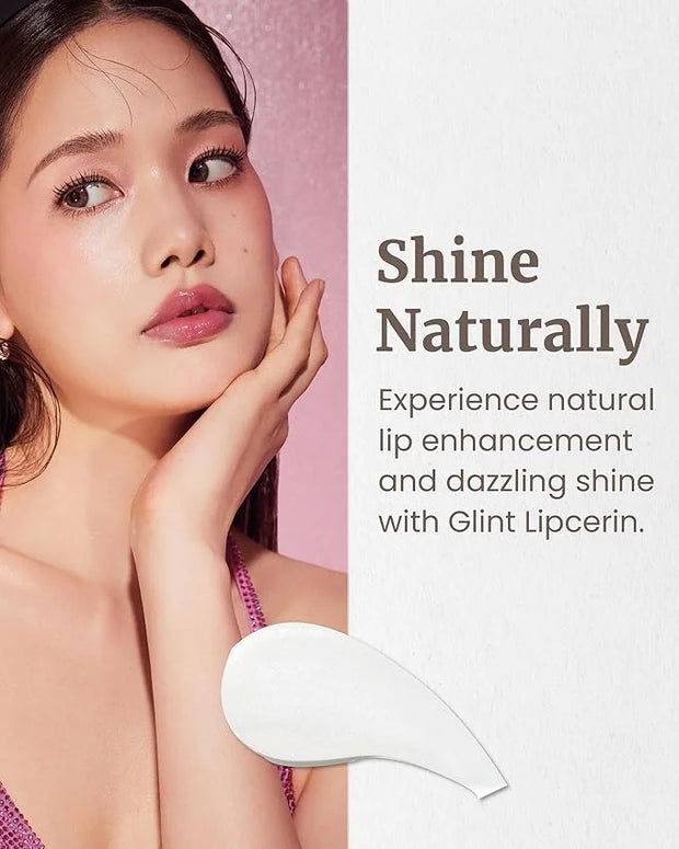Glint Lipcerin (Star Bouquet, 0.5fl oz) - Long Lasting Hydrating lip gloss with Shea Butter for a Natural Looking, Korean ...