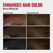 Revlon ColorSilk Tone + Gloss + Care Demi Permanent Hair Color, Dye Kit with Leave-In Scalp and Haircare Serum, 2x Shinier...