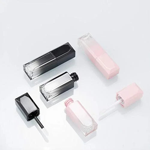 5Pcs 4ml/0.14oz Mini Lip Gloss Tube with Screw Lid Empty Refillable Plastic Lipstick Tube Lip Balm Pipe Lip Gloss Tube DIY...