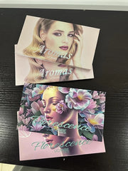 2Pcs Florescence + Aromas Eyeshadow Palette Makeup Set, Matte Shimmer Glitter Pressed Pearl All Highly Pigmented Blending ...
