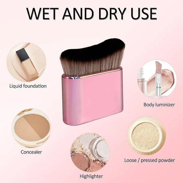 Self Tan Brush-Kabuki Brush for Body,Sunscreen Tanning Brush,Blusher,Shadow,Powder,Bronzer and Foundation Self Tanner Brus...