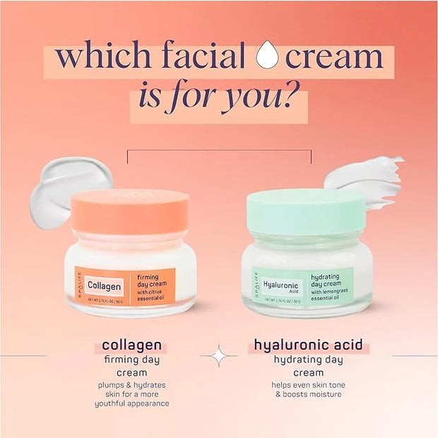SpaLife Collagen Firming Day Cream for Dry Skin, Dehydrated Skin, Loss of Firmness, Fine Lines & Wrinkles with Collagen, W...