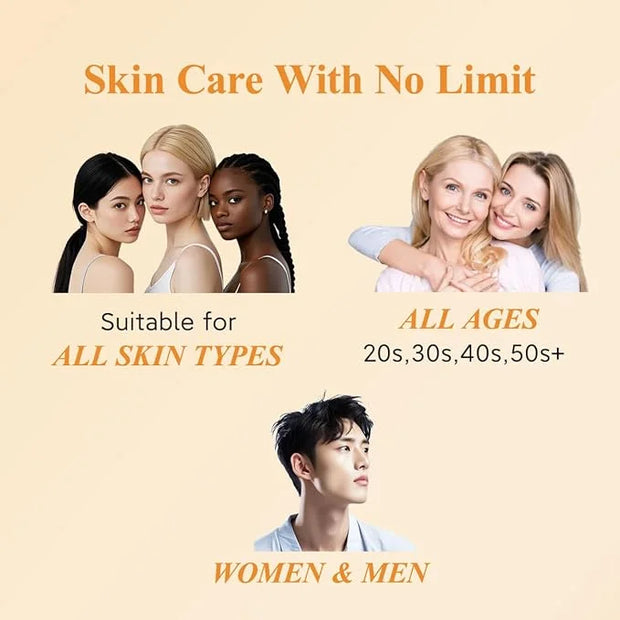 HKH Vitamin C Super Serum for Face - Anti Aging Vitamin E Facial Serum Capsules with Niacinamide, Vit C Serum Oil for Wome...