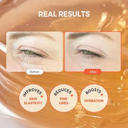 KLAVUU Real Vegan Collagen Eye Patches (60 Patches) - Korean Overnight Under Eye Mask for Puffy, Sagging Eyes, Fine Lines ...