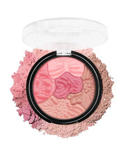 Flower Blush for Cheeks, Matte Shimmer Face Blush Powder, Eyeshadow Contour Multiuse Facial Make up Palette,Long Lasting W...
