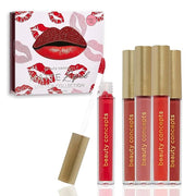 Beauty Concepts Lip Gloss Collection – Shimmering, Glossy Lip Makeup Set for a Radiant Finish, Red - Product Image